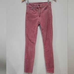 GAP Women's Pink Modern Stretch True Skinny Courdory Jeans Size 24